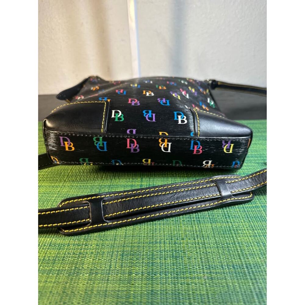 Dooney & Bourke DB75 Multicolor Monogram Crossbody Bag - Picture 6 of 10
